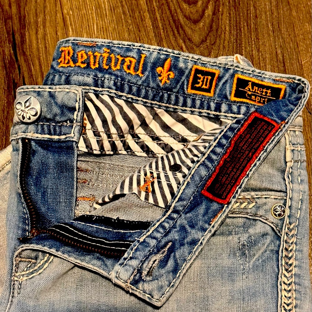 Rock Revival Women Light wash Anett/Capri size 30